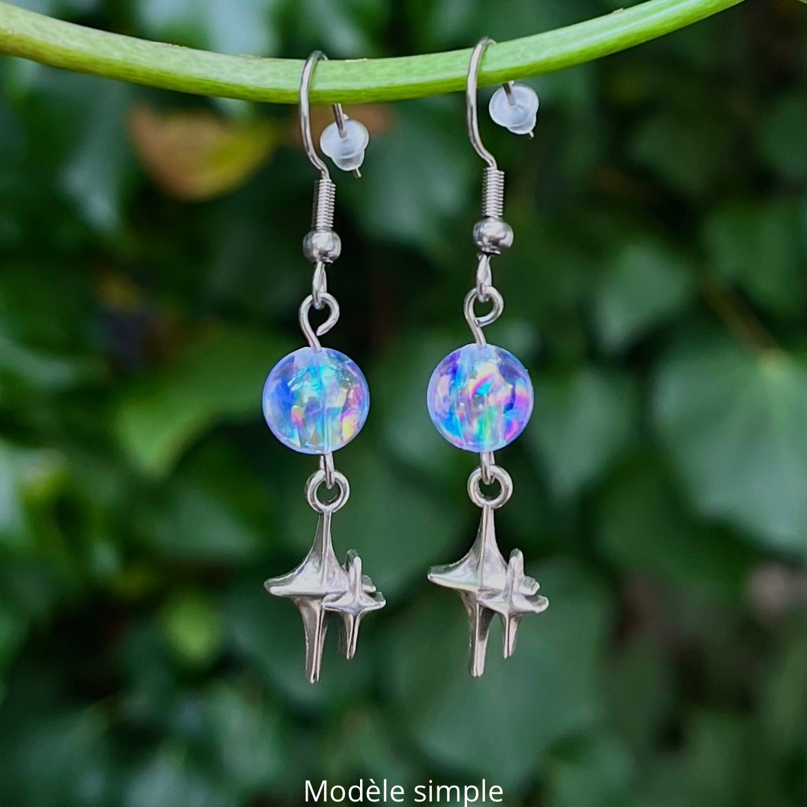 Boucles d'oreilles à customiser