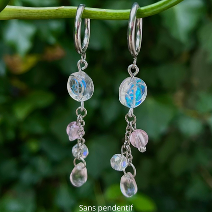 Boucles d'oreilles à customiser
