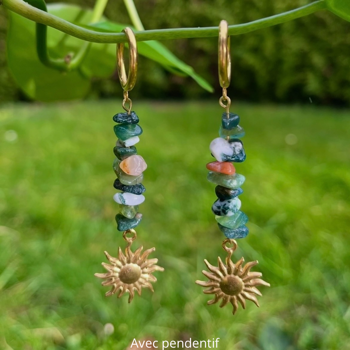 Boucles d'oreilles à customiser