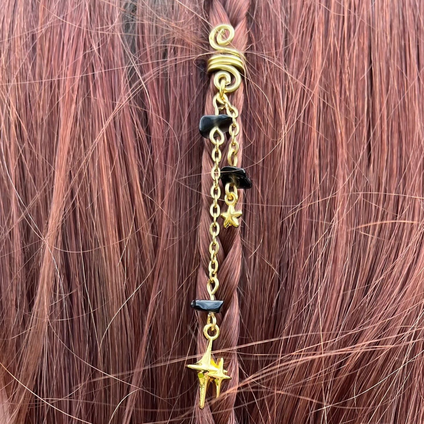 Céleste avec plusieurs étoiles - Accessoire cheveux