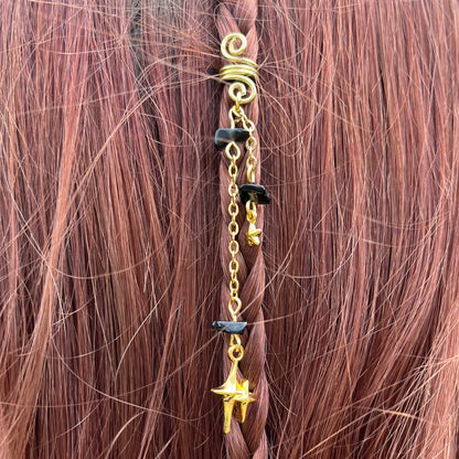 Céleste avec plusieurs étoiles - Accessoire cheveux